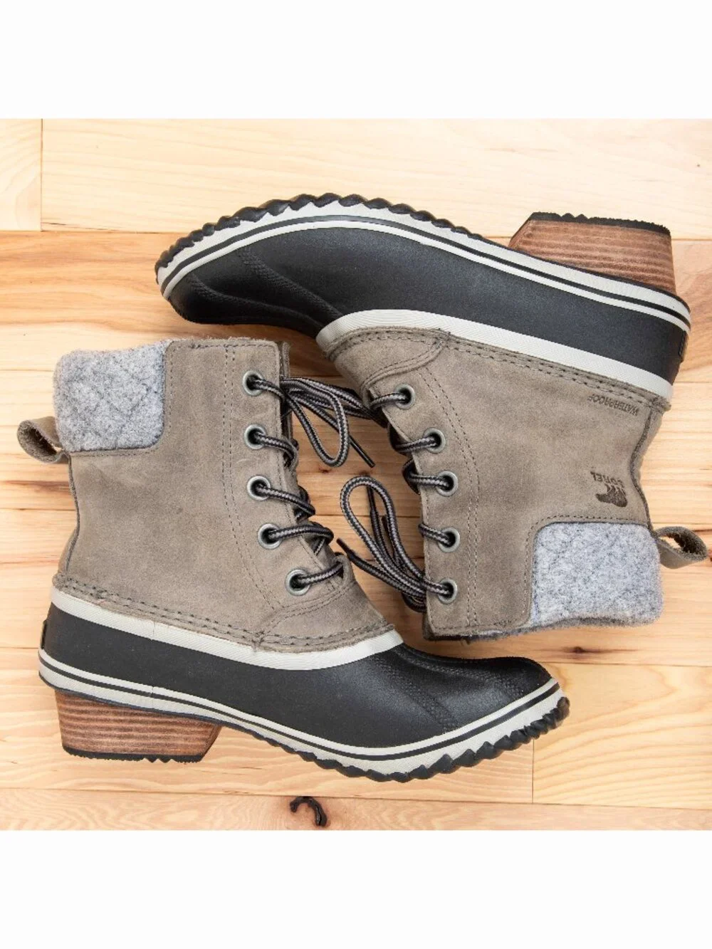 LIKE NEW Sorel Women's Slimpack II Lace Boots